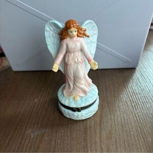 Angel Figurine with Pink Dress